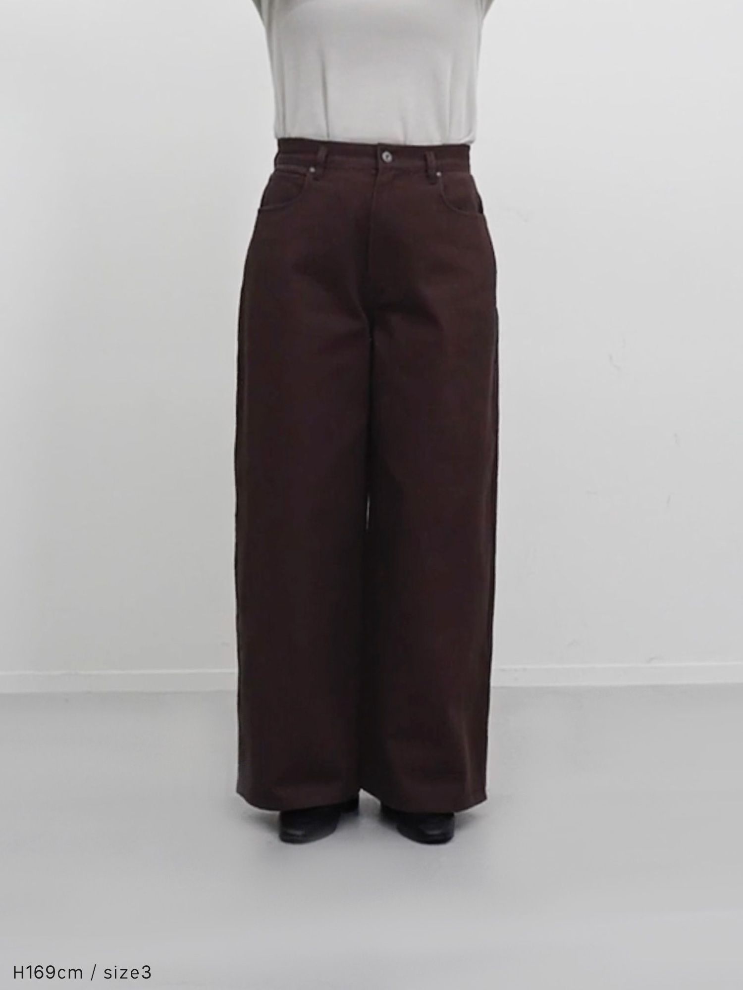 ヴィンテージライクワイドパンツ