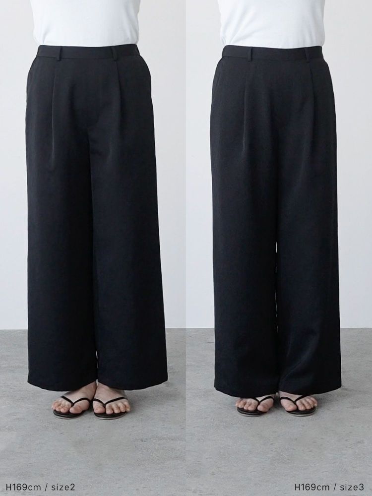 crewre online shop / ウォッシャブルサテンスラックス