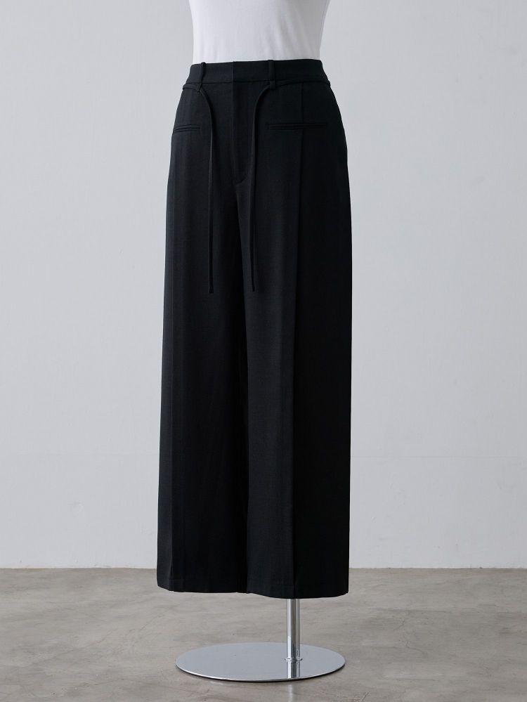 crewre online shop / ピンタックスラブストレートパンツ