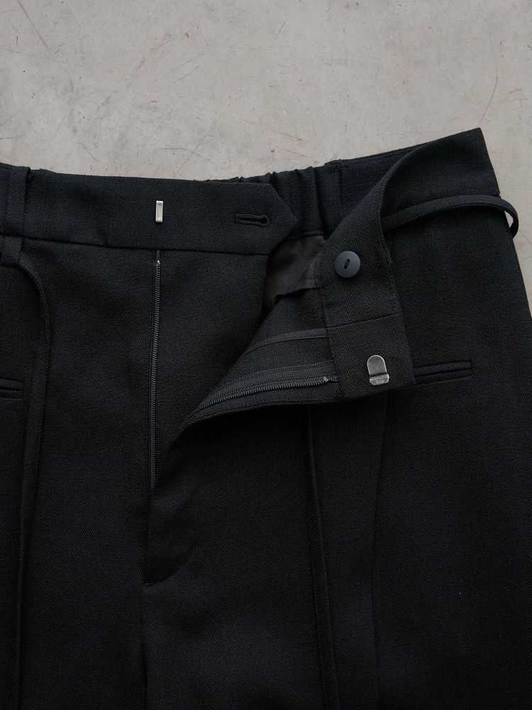 crewre online shop / ピンタックスラブストレートパンツ