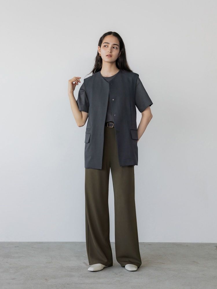 クルーレ★crewre★ウォーターリペレントスラックス オフホワイト サイズ1 crewre online shop / ウォーターリペレントスラックス