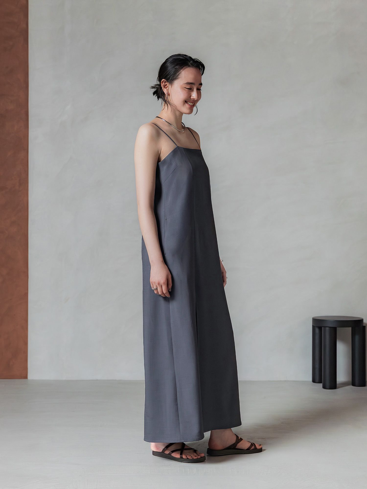 ボックスタックキャミワンピース