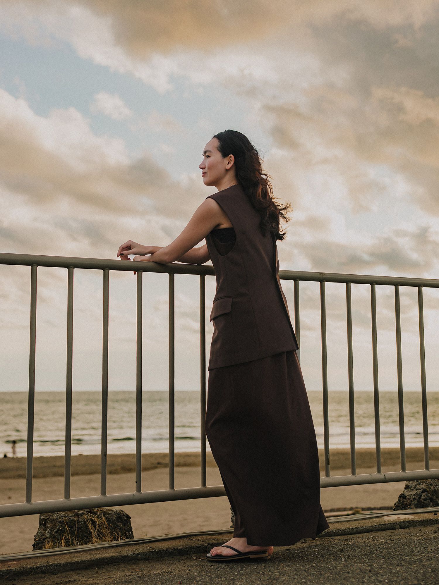 ボックスタックキャミワンピース