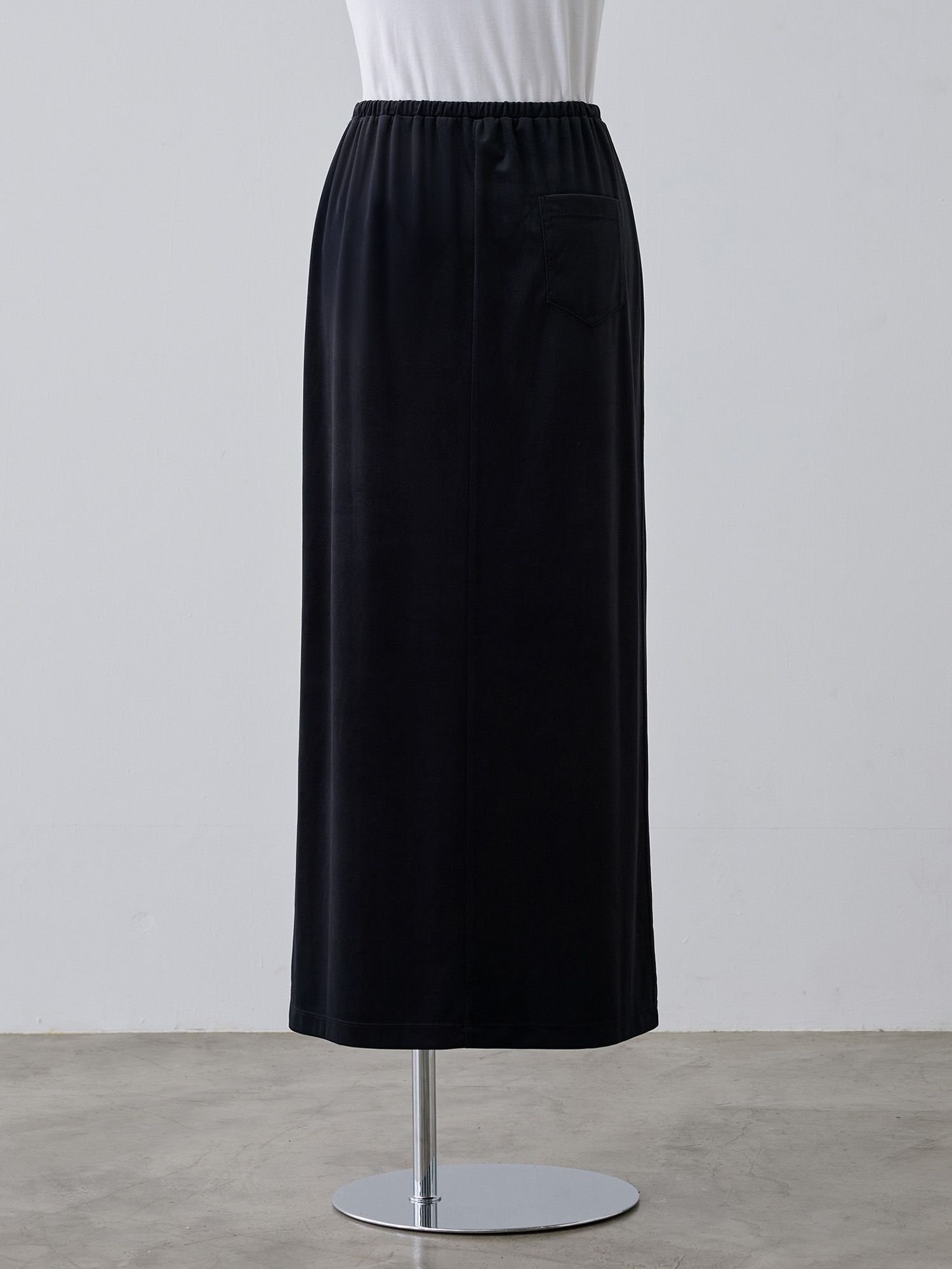 ストレッチベロアストレートスカート