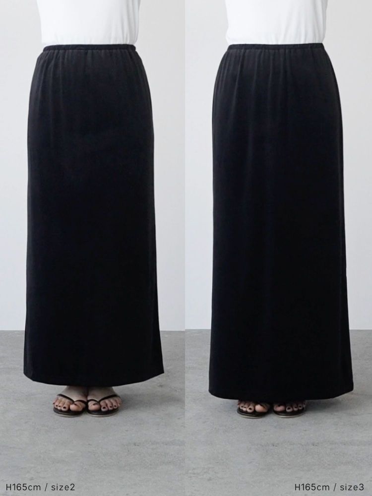 crewre online shop / ストレッチベロアストレートスカート